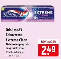 Famila Nord Ost Odol-med3 Zahncreme Extreme Clean Angebot