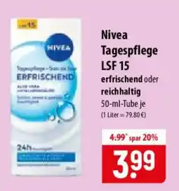 Famila Nord Ost Nivea Tagespflege LSF 15 Angebot