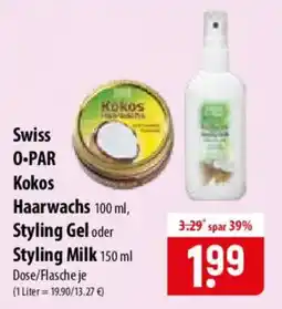 Famila Nord Ost Swiss O-PAR Kokos Haarwachs Angebot
