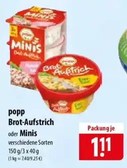Famila Nord Ost popp Brot-Aufstrich Angebot