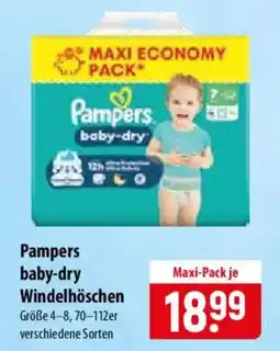 Famila Nord Ost Pampers baby-dry Windelhöschen Angebot