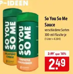 Famila Nord Ost So You So Me Sauce Angebot