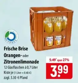 Famila Nord Ost Frische Brise Orangen- oder Zitronenlimonade Angebot