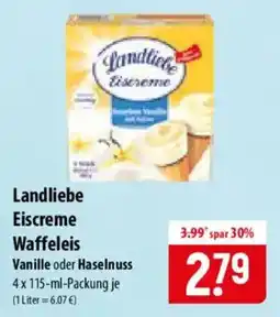 Famila Nord Ost Landliebe Eiscreme Waffeleis Angebot