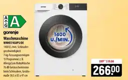 Famila Nord Ost gorenje Waschmaschine Angebot