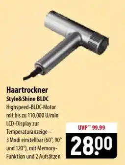 Famila Nord Ost Haartrockner Style&Shine BLDC Angebot