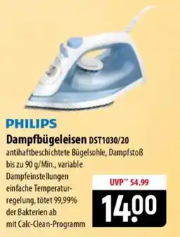 Famila Nord Ost PHILIPS Dampfbügeleisen DST1030/20 Angebot