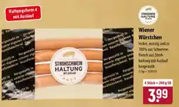 Famila Nord Ost Wiener Würstchen STROHSCHWEIN HALTUNG Angebot