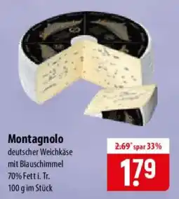 Famila Nord Ost Montagnolo deutscher Weichkäse mit Blauschimmel Angebot