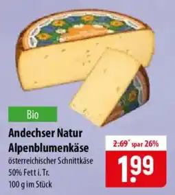 Famila Nord Ost Andechser Natur Alpenblumenkäse Angebot
