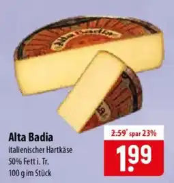 Famila Nord Ost Alta Badia italienischer Hartkäse Angebot