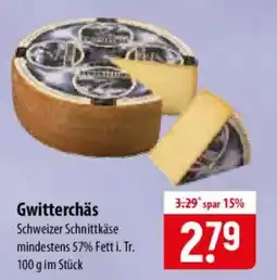 Famila Nord Ost Gwitterchäs Schweizer Schnittkäse Angebot