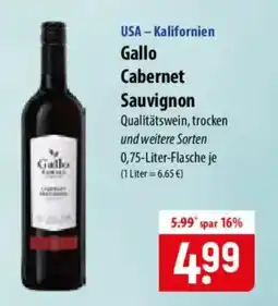 Famila Nord Ost Gallo Cabernet Sauvignon Angebot