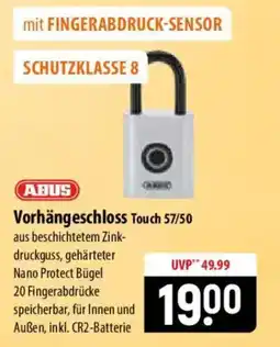 Famila Nord Ost ABUS Vorhängeschloss Touch 57/50 Angebot