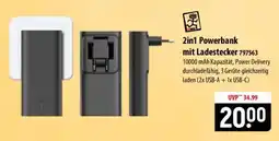 Famila Nord Ost 2in1 Powerbank mit Ladestecker Angebot