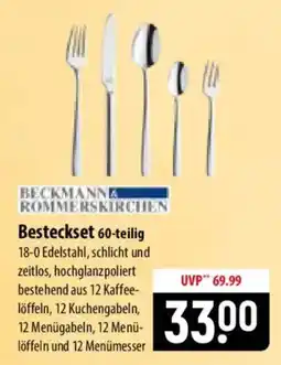 Famila Nord Ost Beckmann & Rommerskirchen Besteckset 60-teilig Angebot