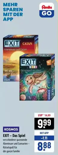 Famila Nord Ost EXIT – Das Spiel Angebot