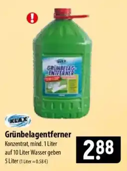 Famila Nord Ost KLAX Grünbelagentferner Angebot