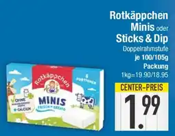 E-Center Rotkäppchen Minis Minis oder Sticks & Dip Angebot
