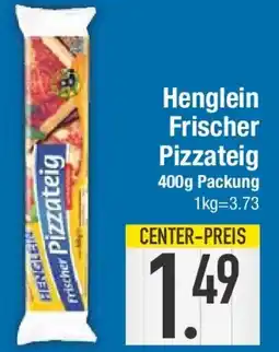 E-Center Henglein Frischer Pizzateig Angebot