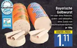 E-Center Bayerische Gelbwurst Angebot