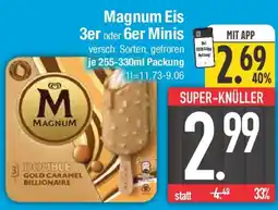 E-Center Magnum Eis 3er oder 6er Minis Angebot