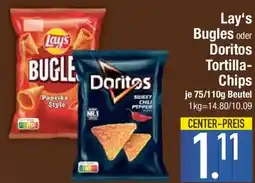 E-Center Lay's Bugles oder Doritos Tortilla- Chips Angebot