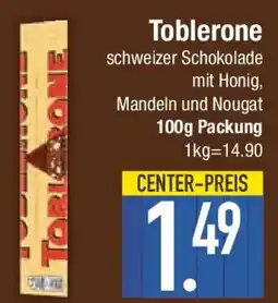 E-Center Toblerone schweizer Schokolade Angebot