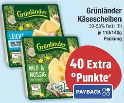 E-Center Grünländer Käsescheiben Angebot