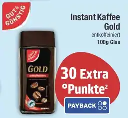 E-Center GUT&GUNSTIG Instant Kaffee Gold Angebot