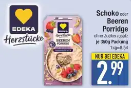 E-Center EDEKA Herzstücke Beeren Porridge Angebot