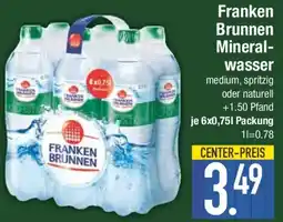 E-Center Franken Brunnen Mineralwasser Angebot