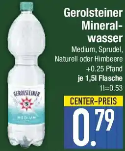 E-Center Gerolsteiner Mineralwasser Angebot