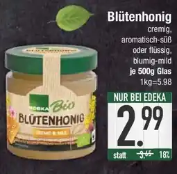 E-Center EDEKA Bio Blütenhonig Angebot