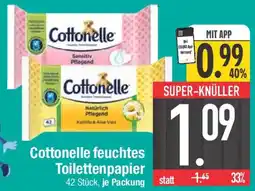E-Center Cottonelle feuchtes Toilettenpapier Angebot