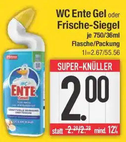 E-Center WC Ente Gel oder Frische-Siegel Angebot