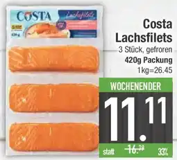E-Center Costa Lachsfilets Angebot