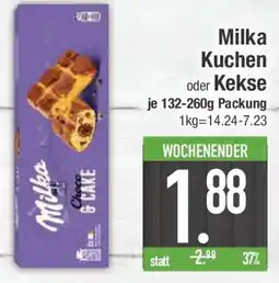 E-Center Milka Kuchen oder Kekse Angebot