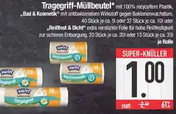 E-Center swirl Tragegriff-Müllbeutel Angebot