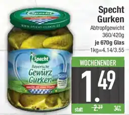 E-Center Specht Gurken Angebot