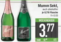 E-Center Mumm Sekt Angebot