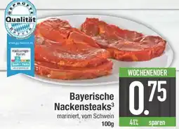 E-Center Bayerische Nackensteaks Angebot