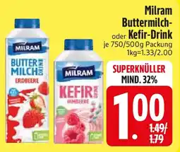 Edeka Milram Buttermilch-Kefir-Drink Angebot