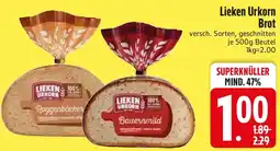 Edeka Lieken Urkorn Brot Angebot