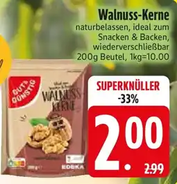 Edeka GUT&GUNSTIG Walnuss-Kerne Angebot