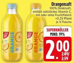 Edeka GUT&GUNSTIG Orangensaft Angebot