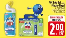 Edeka WC Ente Gel oder Frische-Siegel Angebot