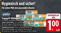 Edeka swirl Tragegriff-Müllbeutel Angebot