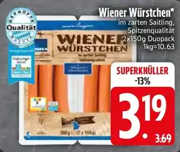 Edeka Wiener Würstchen Angebot