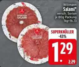 Edeka Wiltmann Salami Angebot